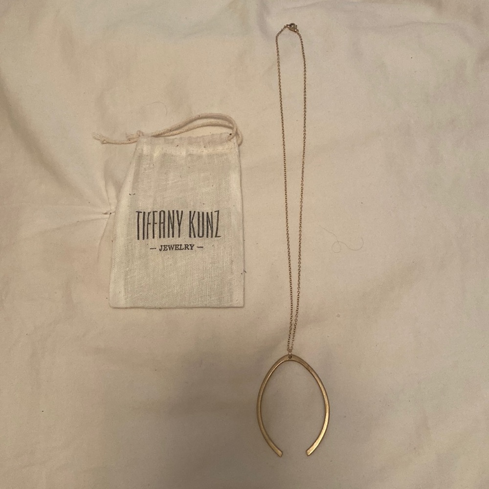 Wishbone necklace